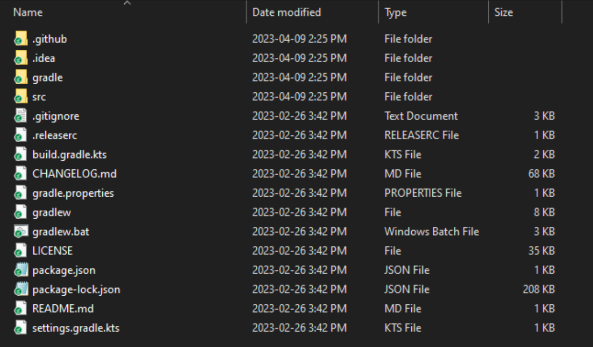 Folder Contents of the ReVanced Patcher Application
