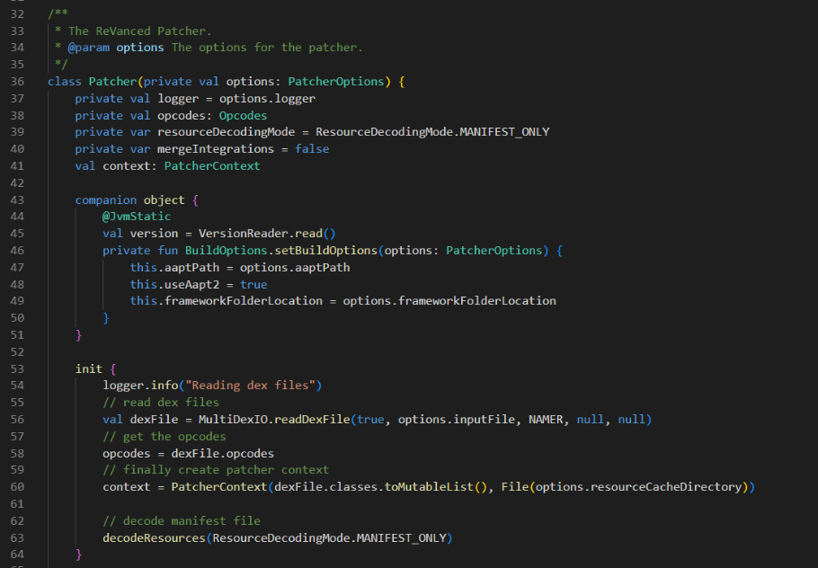 The ReVanced Patcher File